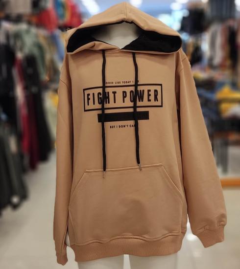 NY Kids 9606-9607 Fight Power Erkek Çocuk Kapşonlu Sweat