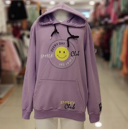 KBT GİRLS 4020-5020-6020 Smile Kız Çocuk Kapşonlu Sweat