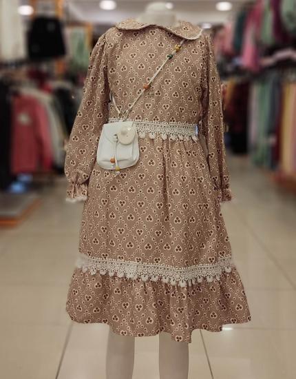 TİVİDO Kids 2314 Kız Çocuk Çantalı Elbise