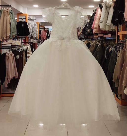 ONBUCO Kids 2167 Çocuk Tarlatanlı Gelinlik Abiye