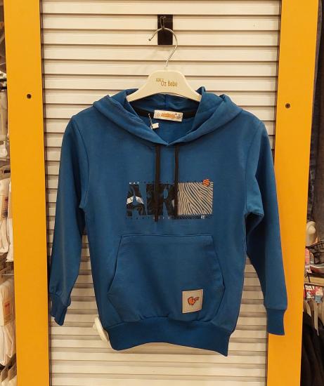 AMİRAL Kids 1517 Erkek Çocuk Kapşonlu Sweat