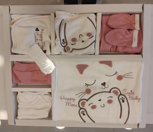 Brava Baby Happy Mom 10 ’lu Hastane Çıkışı Zıbın Seti
