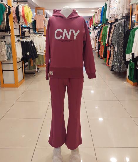 YAVRUCAK 6904 CNY İspanyol Paça Kapşonlu 2li Takım