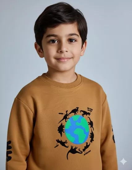 ALGİY Kids 3264177 Erkek Çocuk S Yaka Sweat
