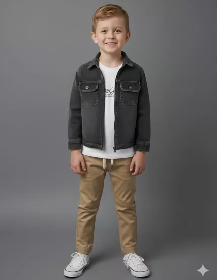 RİMİNİ Kids 6111 Stay Erkek Çocuk Ceketli 3lü Takım