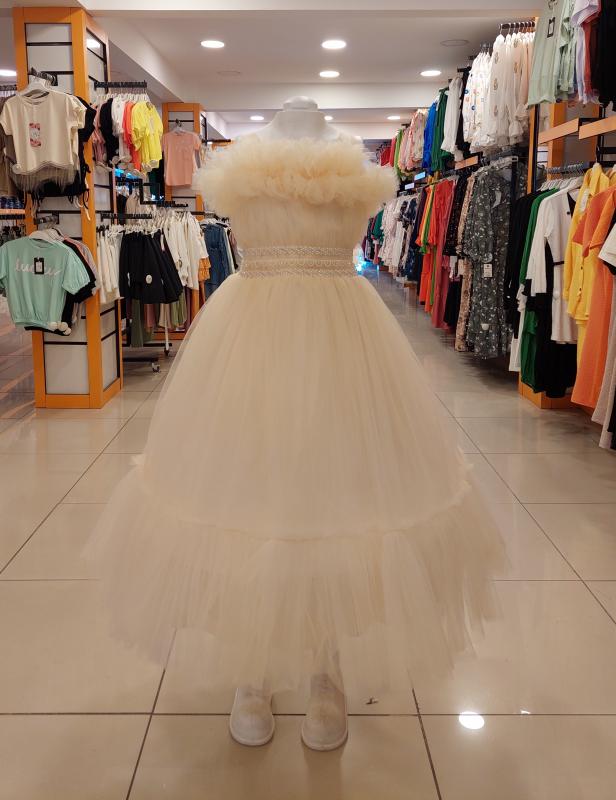 MİARAS Kids 5009 Kız Çocuk Tarlatanlı Gelinlik Abiye