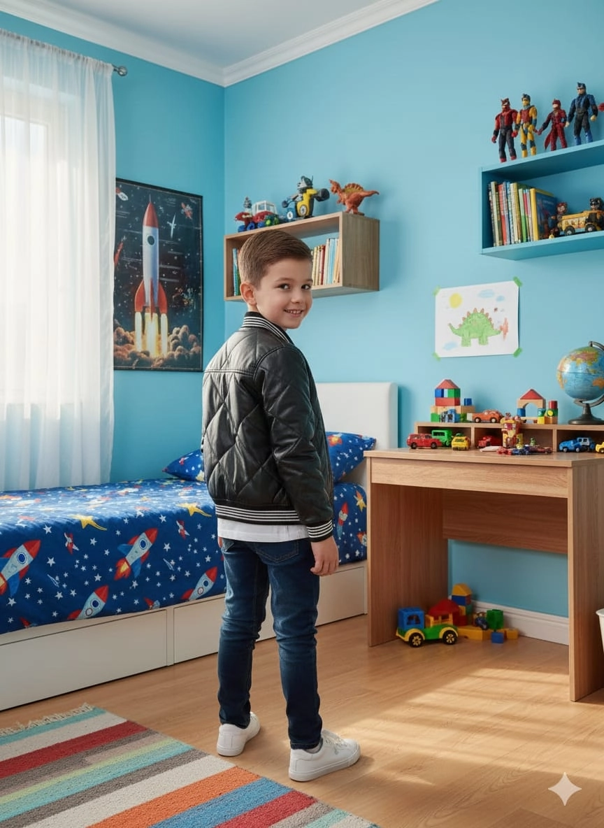 91024 S.Derili Erkek Çocuk Kolej Hırka Ceket