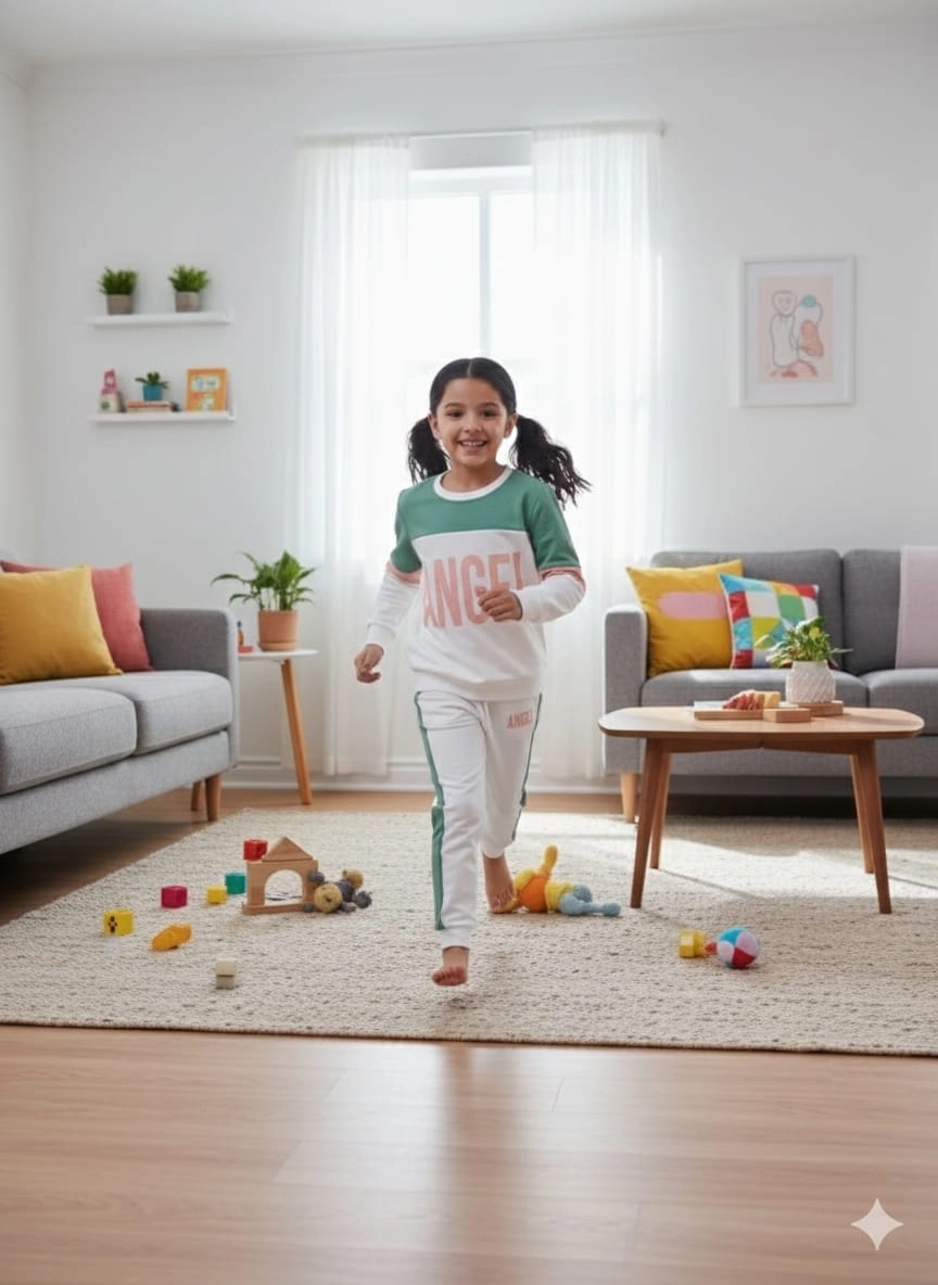 Lusana Unisex Alt Üst Takım Penye Takım Eşofman Pijama Takım