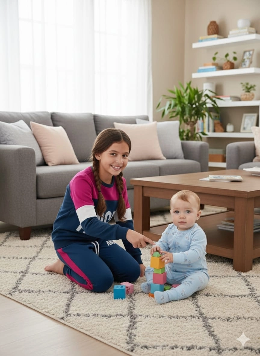 Lusana Unisex Alt Üst Takım Penye Takım Eşofman Pijama Takım
