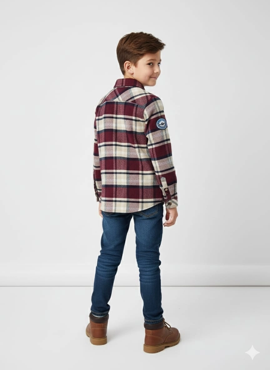 TİMO Kids 61384 Adventure Erkek Çocuk Oduncu Gömlek