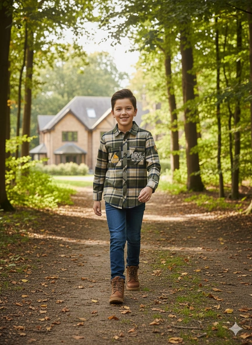 TİMO Kids 61384 Adventure Erkek Çocuk Oduncu Gömlek
