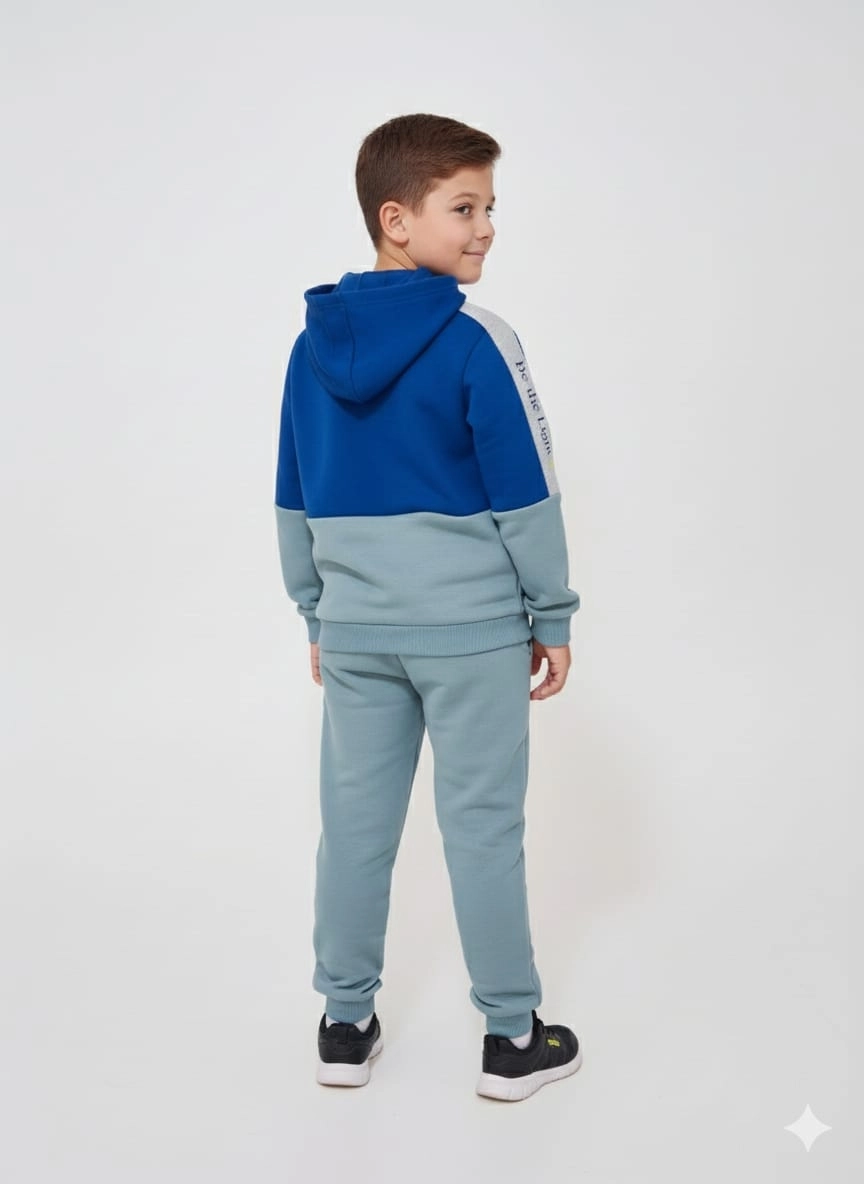 RİMİNİ Kids 6072 Be The Light Erkek Çocuk Kapşonlu 2li Takım