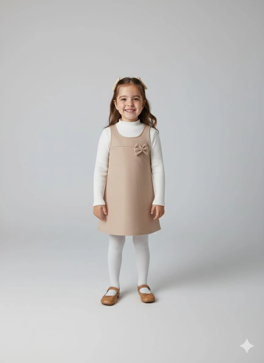 ECRIX Kids 25809 Kız Çocuk Jile Penye Ceket 3lü Takım