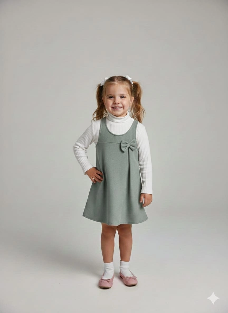 ECRIX Kids 25809 Kız Çocuk Jile Penye Ceket 3lü Takım