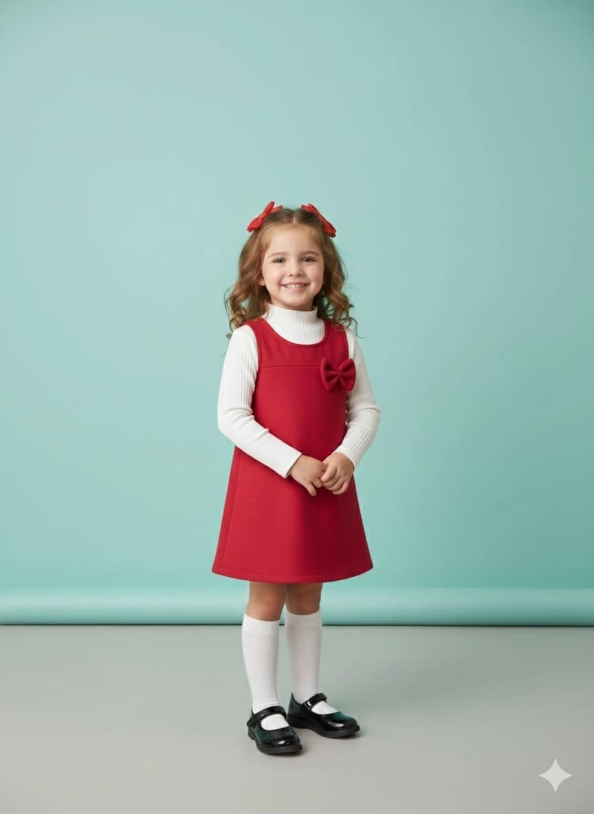 ECRIX Kids 25809 Kız Çocuk Jile Penye Ceket 3lü Takım