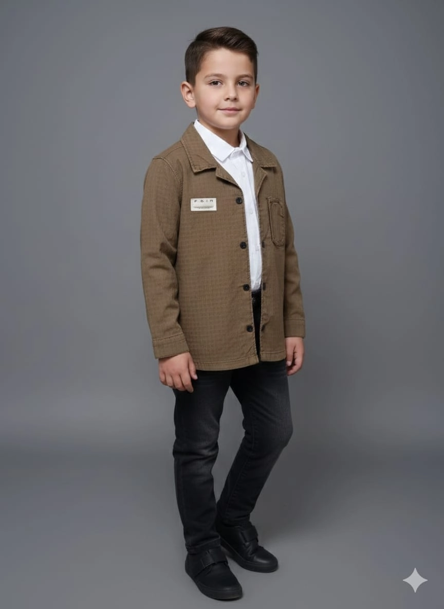 TOMBİŞ Kids 5970-6970 Erkek Çocuk Ceket Gömlek Pantolon 3lü Takım