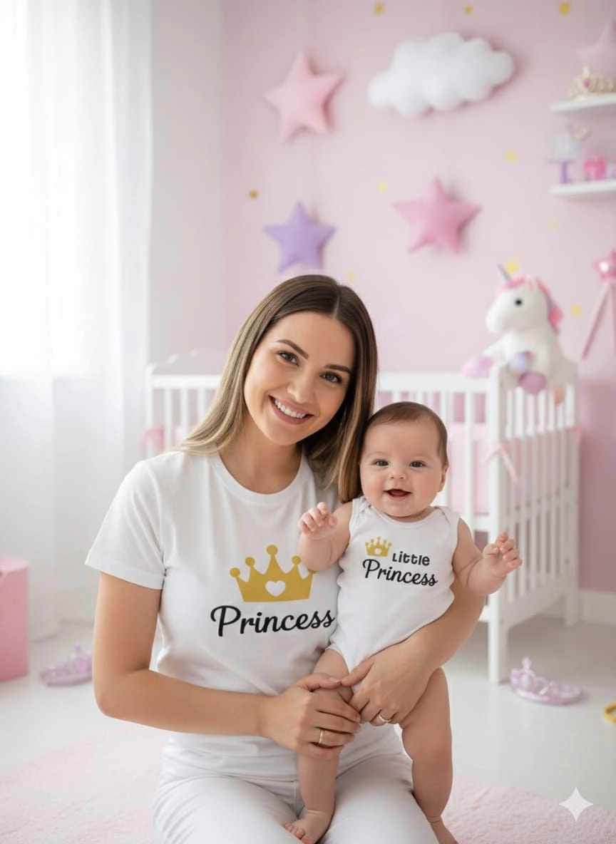 Fantastic Baby 2929 Princess Yazılı Askılı Zıbın Çıtçıtlı Badi