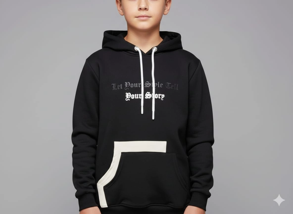 RETRO Kids 16021 Your Story Erkek Çocuk Kapşonlu Kanguru Sweat