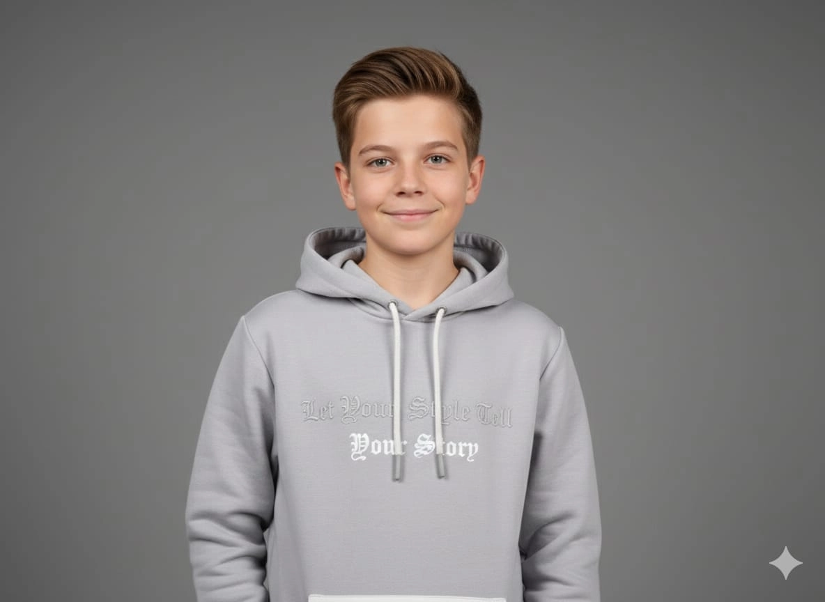 RETRO Kids 16021 Your Story Erkek Çocuk Kapşonlu Kanguru Sweat