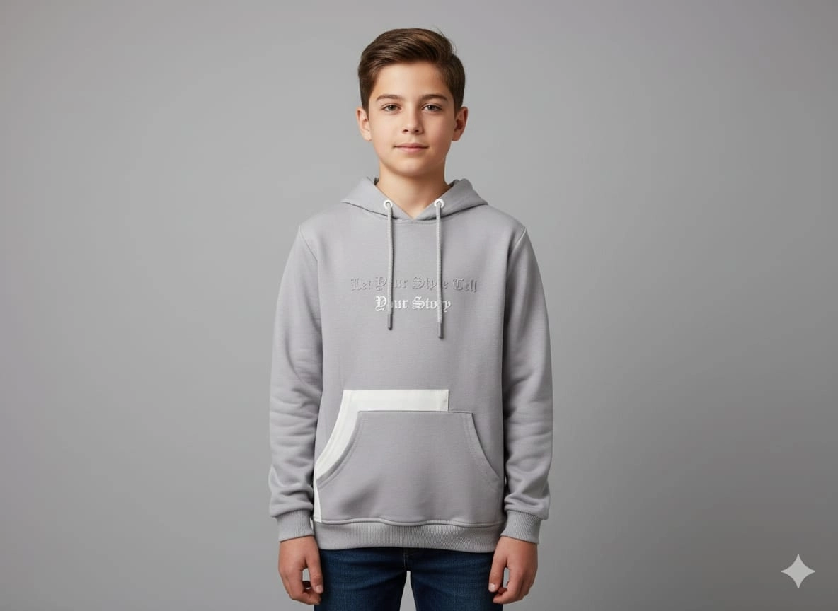 RETRO Kids 16021 Your Story Erkek Çocuk Kapşonlu Kanguru Sweat