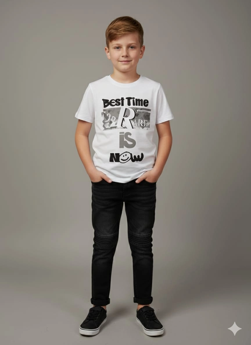 BABALİ Kids 7162 Penye Yelek Gömlek Pantolonlu 4lü Takım