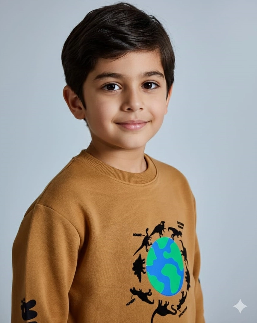 ALGİY Kids 3264177 Erkek Çocuk S Yaka Sweat