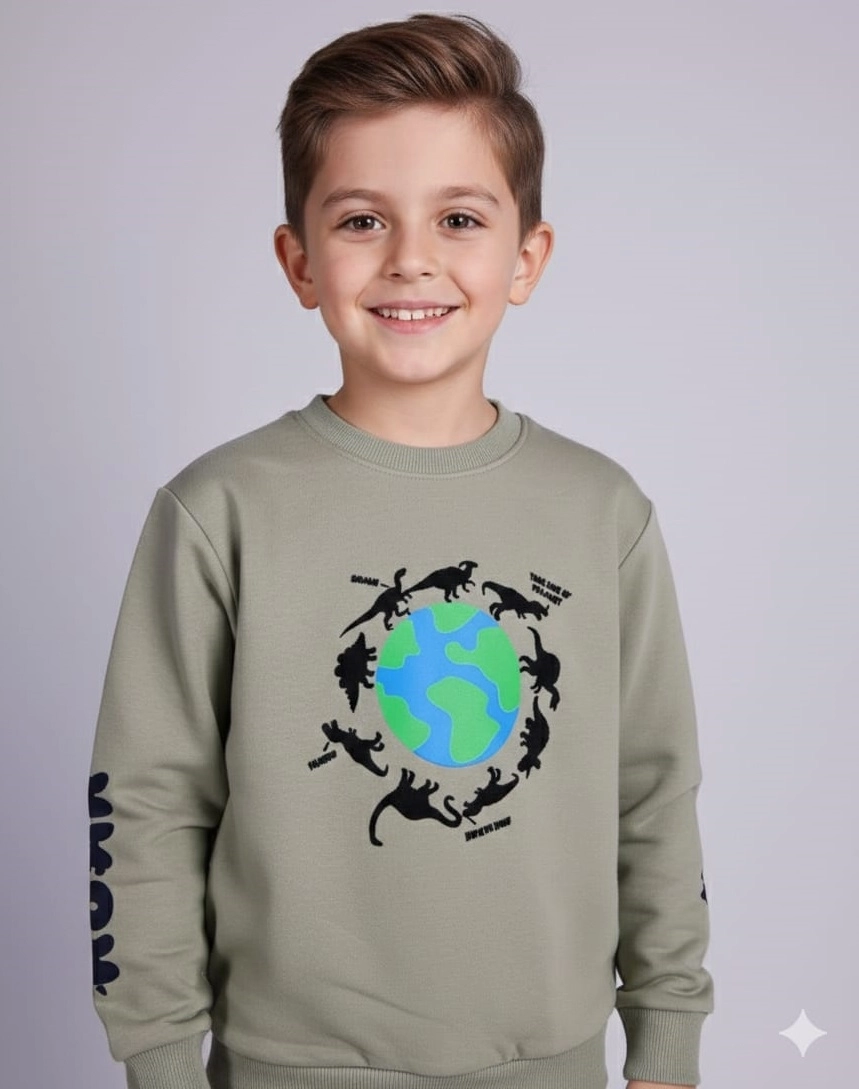ALGİY Kids 3264177 Erkek Çocuk S Yaka Sweat
