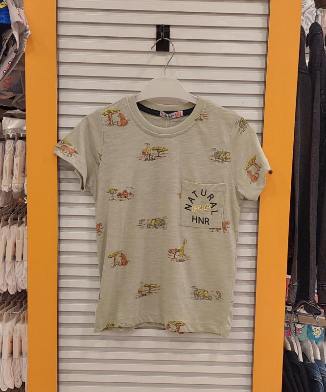 HAKNUR Kids 10251 Erkek Çocuk Baskılı Penye Tişört