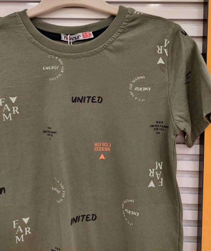 HAKNUR Kids 10344 Erkek Çocuk Suprem Baskılı Penye Tişört