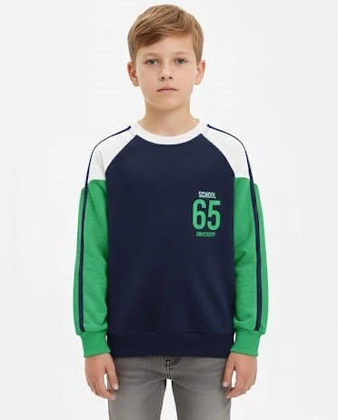 HAY Kids 24092 Erkek Çocuk Bisiklet Yaka Sweat