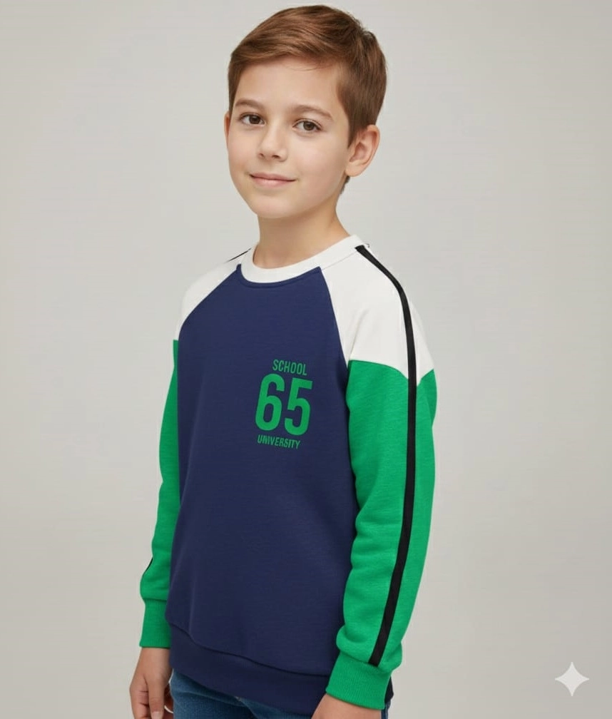 HAY Kids 24092 Erkek Çocuk Bisiklet Yaka Sweat