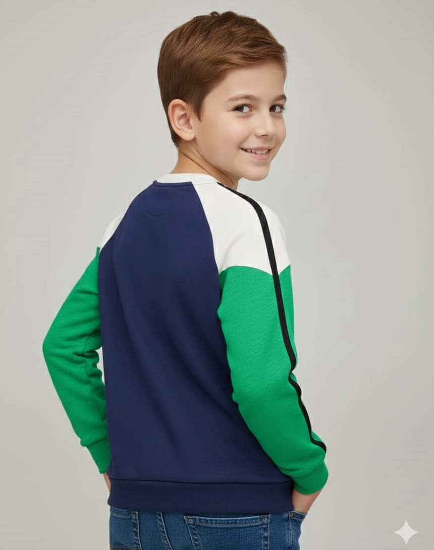 HAY Kids 24092 Erkek Çocuk Bisiklet Yaka Sweat
